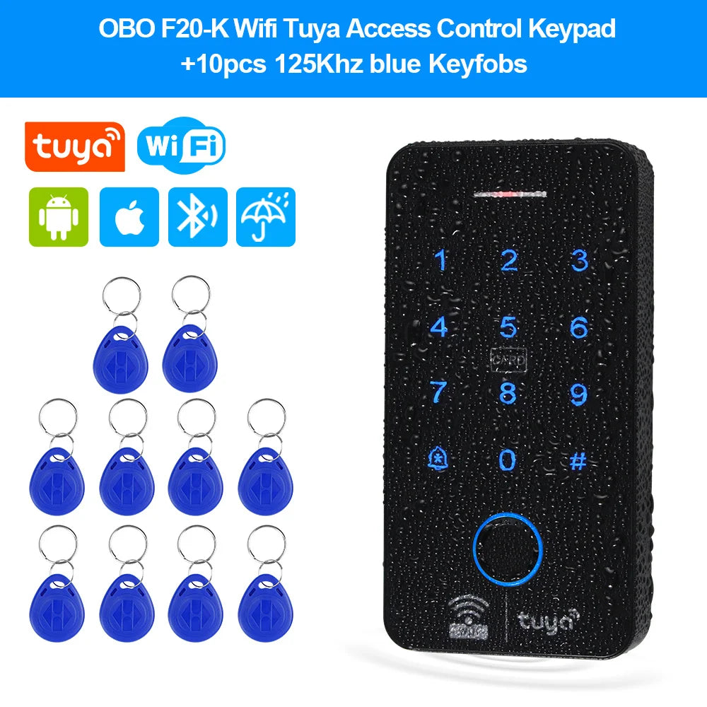 WiFi Tuya Fingerprint Access Controller Waterproof System - Smarsty