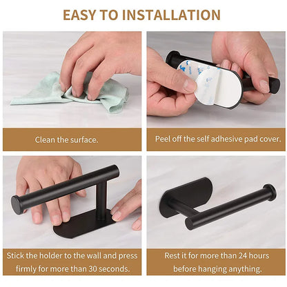 No Drilling Stainless Steel Towel Bar for Bathroom - Smarsty
