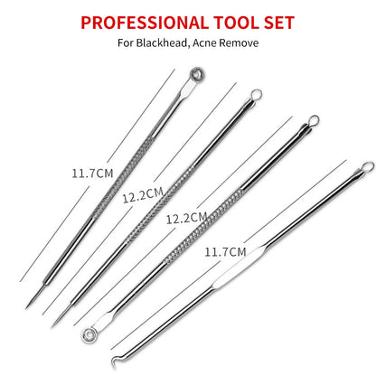 4PCS Acne Remover Tool Set for Clear Skin - Smarsty