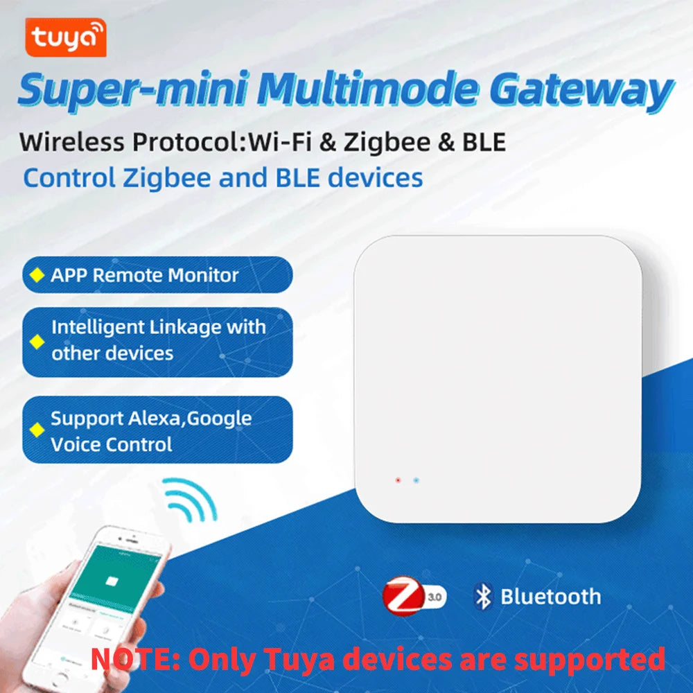 Tuya Zigbee Wireless Hub For Smart Home Automation - Smarsty
