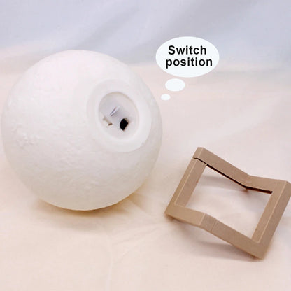 Battery Powered 8cm Moon Lamp LED Night Light - Smarsty