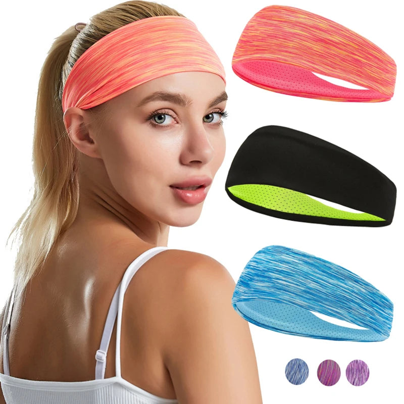 Breathable Elastic Sweatband Headbands For Sports Yoga - Smarsty