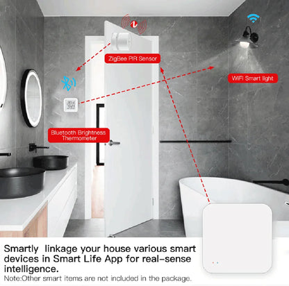 Tuya Zigbee Wireless Hub For Smart Home Automation - Smarsty