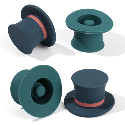 Silicone Wine Bottle Stopper with Vacuum Seal Feature - Smarsty