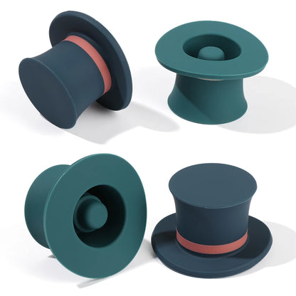 Silicone Wine Bottle Stopper with Vacuum Seal Feature - Smarsty