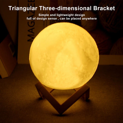 Battery Powered 8cm Moon Lamp LED Night Light - Smarsty