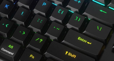 Redragon K618 Horus Wireless RGB Mechanical Keyboard, Bluetooth/2.4Ghz/Wired Tri-Mode Low Profile Gaming Keyboards - Smarsty