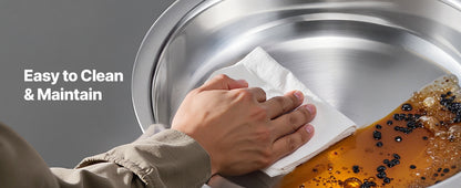 SucceBuy 4 Pack Chafing Dish Buffet Set Stainless Steel Chafer w/4 Full Size Pan Round Catering Warmer Server for Party Banquets