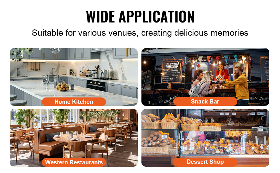 SucceBuy 50Pcs Mini Dutch Pancake Maker Dorayaki Baker Machine Commercial Non-stick Waffle Maker Dual Temp & Time Control