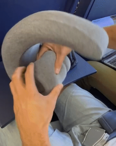 Memory Foam Travel Neck Pillow U-Shape Design for Ultimate Comfort - Smarsty