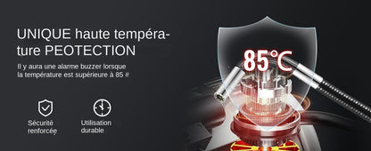 SucceBuy Articulating Borescope Camera with Light Two-way Articulated Endoscope Inspection with 6.4mm Tiny Lens 5" 1080P Screen