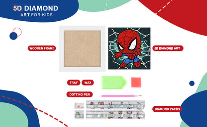 Cartoon Diamond Art Painting Kit for Kids - Smarsty