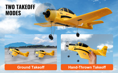 SucceBuy RC Plane 2.4G 4CH Remote Control Airplane with 6-Axis Gyro Stabilizer Aircraft Toy RC Glider for Kids Beginners Gifts