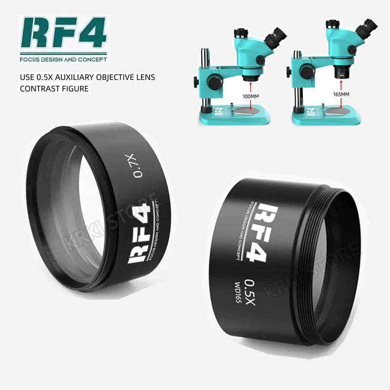 RF4 Auxiliary Microscope Lens for High Definition Imaging - Smarsty
