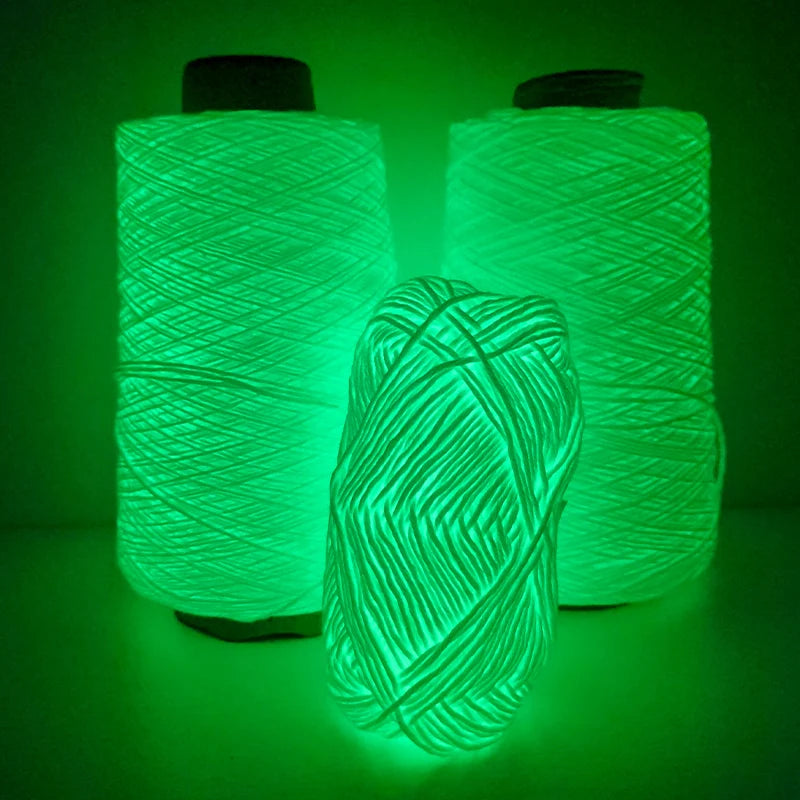 Glow In The Dark Polyester Chunky Yarn For Knitting - Smarsty