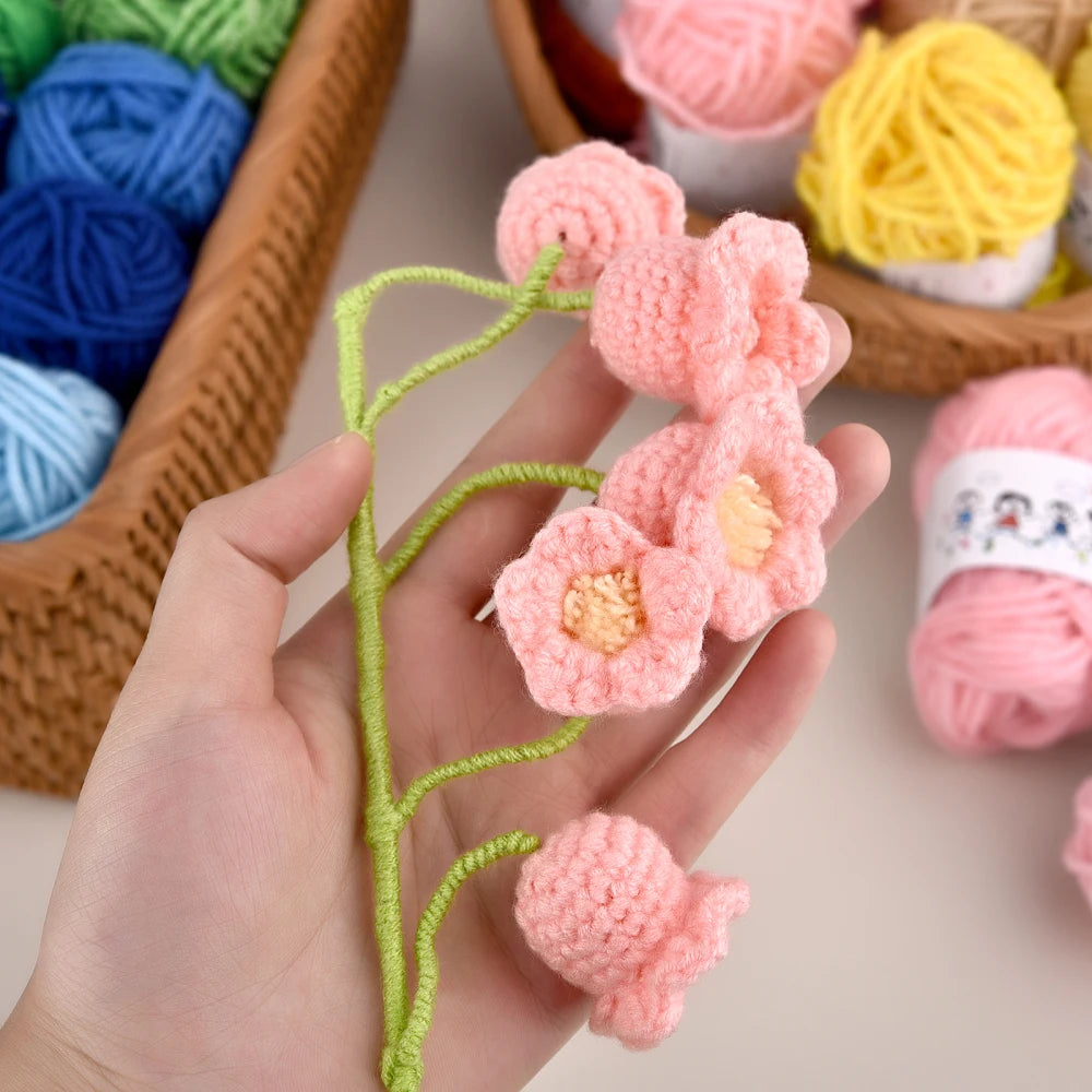 Colorful 12 Color Set Acrylic Yarn for Kids Knitting - Smarsty
