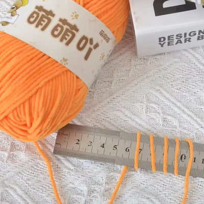 Matte Chenille Yarn for Handmade Crochet Projects - Smarsty