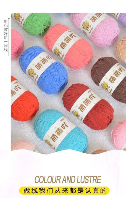 Matte Chenille Yarn for Handmade Crochet Projects - Smarsty