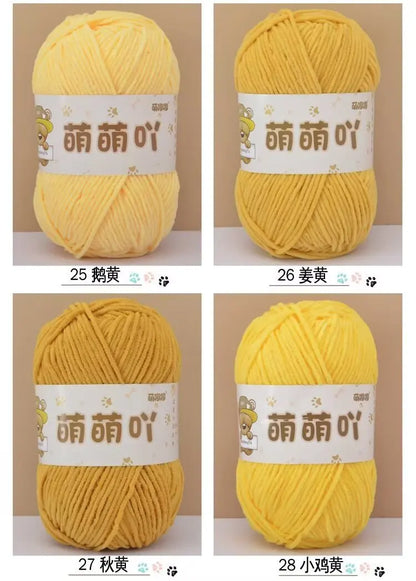 Matte Chenille Yarn for Handmade Crochet Projects - Smarsty