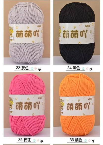 Matte Chenille Yarn for Handmade Crochet Projects - Smarsty