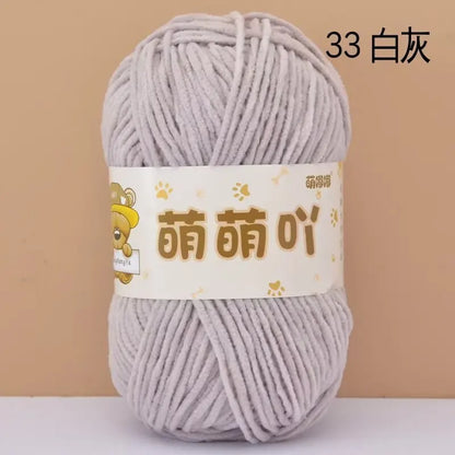Matte Chenille Yarn for Handmade Crochet Projects - Smarsty