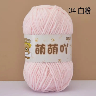 Matte Chenille Yarn for Handmade Crochet Projects - Smarsty