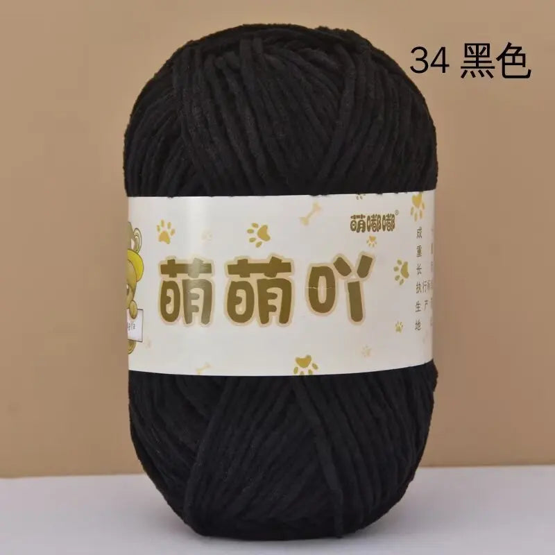 Matte Chenille Yarn for Handmade Crochet Projects - Smarsty