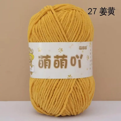 Matte Chenille Yarn for Handmade Crochet Projects - Smarsty