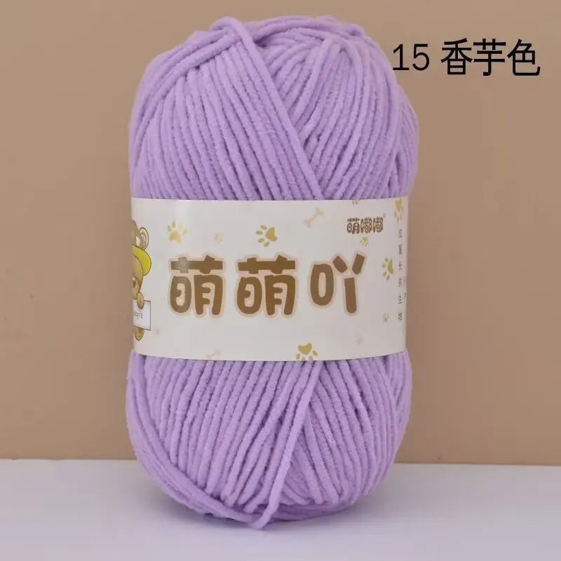 Matte Chenille Yarn for Handmade Crochet Projects - Smarsty