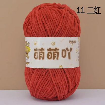 Matte Chenille Yarn for Handmade Crochet Projects - Smarsty