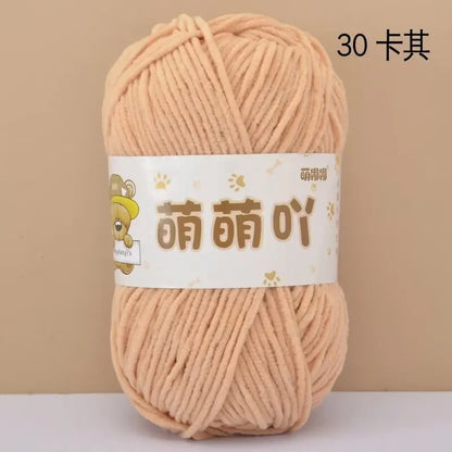 Matte Chenille Yarn for Handmade Crochet Projects - Smarsty