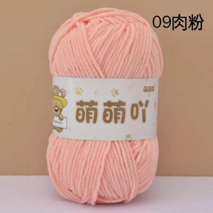 Matte Chenille Yarn for Handmade Crochet Projects - Smarsty