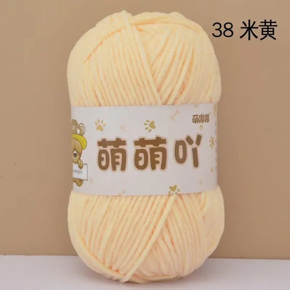 Matte Chenille Yarn for Handmade Crochet Projects - Smarsty