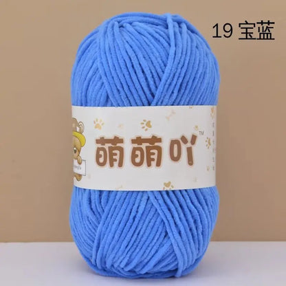 Matte Chenille Yarn for Handmade Crochet Projects - Smarsty