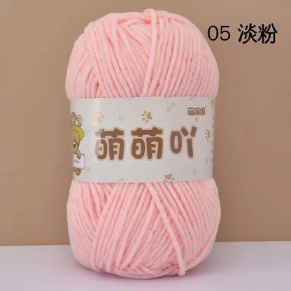 Matte Chenille Yarn for Handmade Crochet Projects - Smarsty