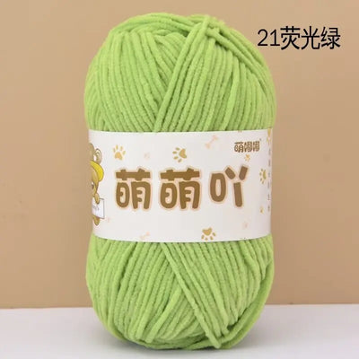 Matte Chenille Yarn for Handmade Crochet Projects - Smarsty