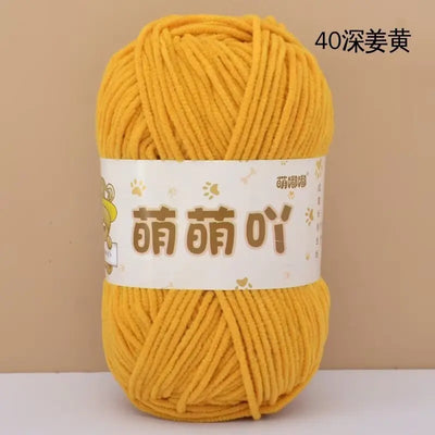 Matte Chenille Yarn for Handmade Crochet Projects - Smarsty