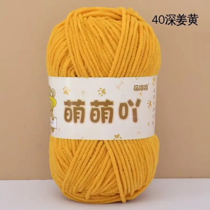 Matte Chenille Yarn for Handmade Crochet Projects - Smarsty