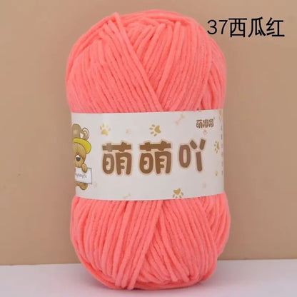 Matte Chenille Yarn for Handmade Crochet Projects - Smarsty