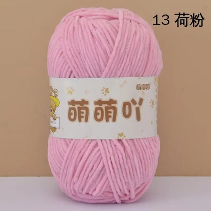 Matte Chenille Yarn for Handmade Crochet Projects - Smarsty