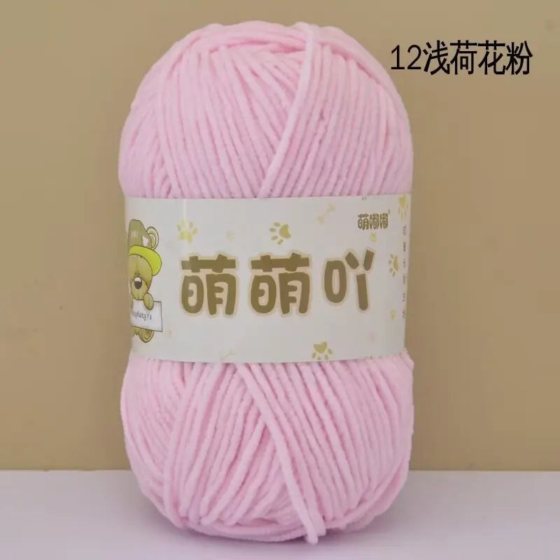 Matte Chenille Yarn for Handmade Crochet Projects - Smarsty
