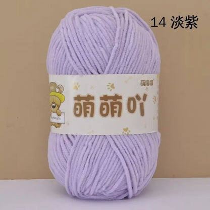Matte Chenille Yarn for Handmade Crochet Projects - Smarsty