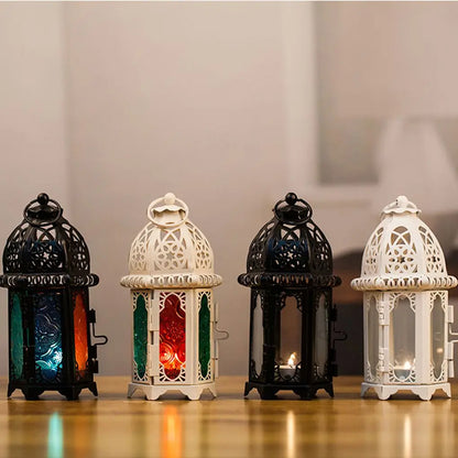 Glass Crystal Moroccan Candle Holder for Home Decor - Smarsty