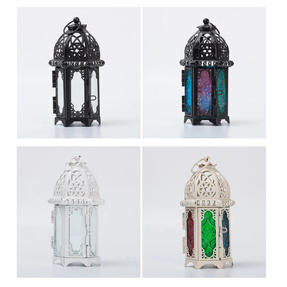 Glass Crystal Moroccan Candle Holder for Home Decor - Smarsty