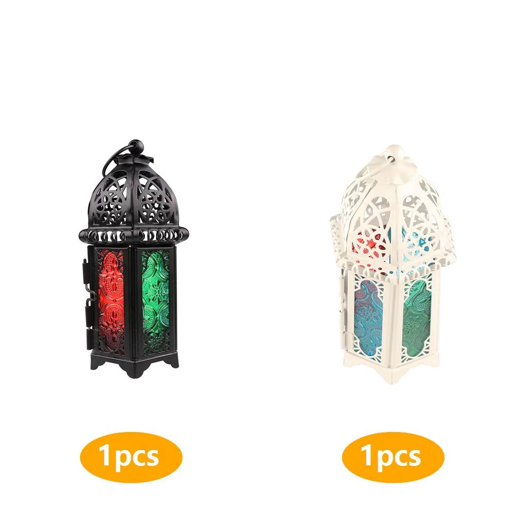 Glass Crystal Moroccan Candle Holder for Home Decor - Smarsty