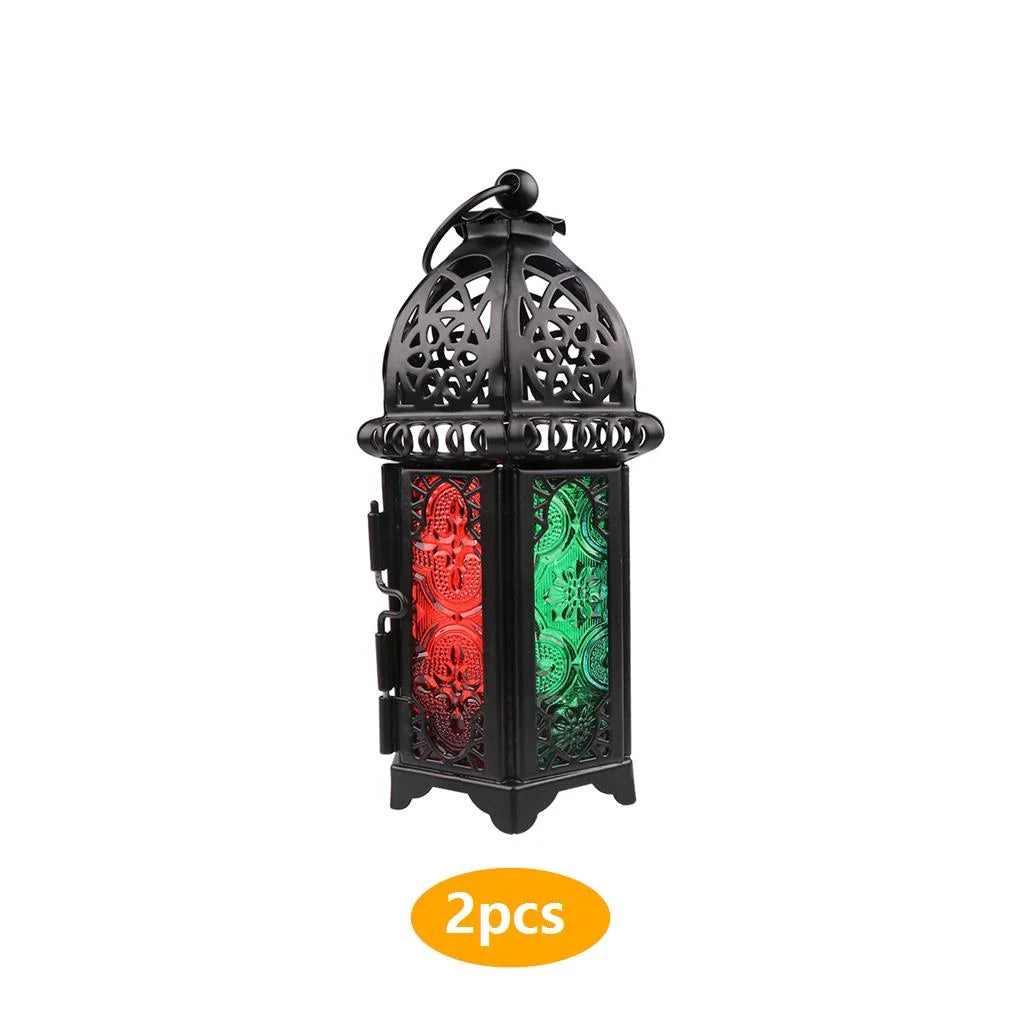 Glass Crystal Moroccan Candle Holder for Home Decor - Smarsty