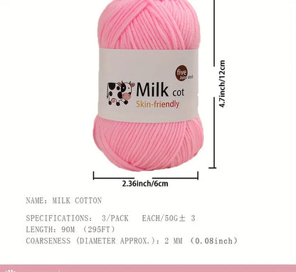 Handmade Acrylic Blended Yarn for Cozy Knitting Projects - Smarsty
