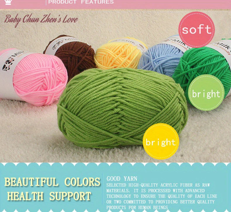 Handmade Acrylic Blended Yarn for Cozy Knitting Projects - Smarsty