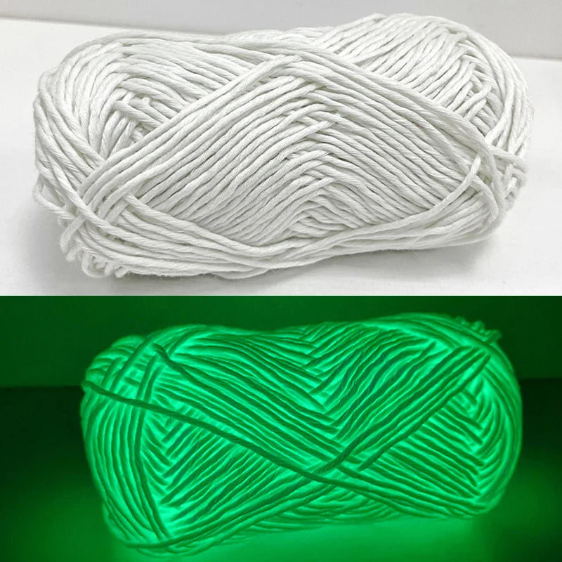 Glow In The Dark Luminous Yarn For Hand Knitting - Smarsty