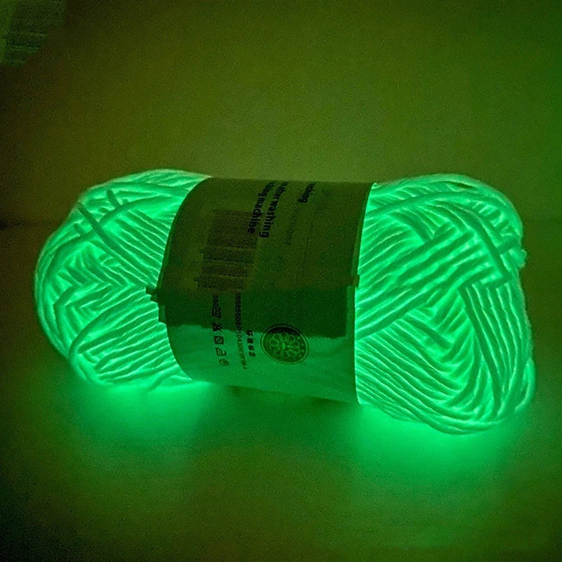 Glow In The Dark Luminous Yarn For Hand Knitting - Smarsty